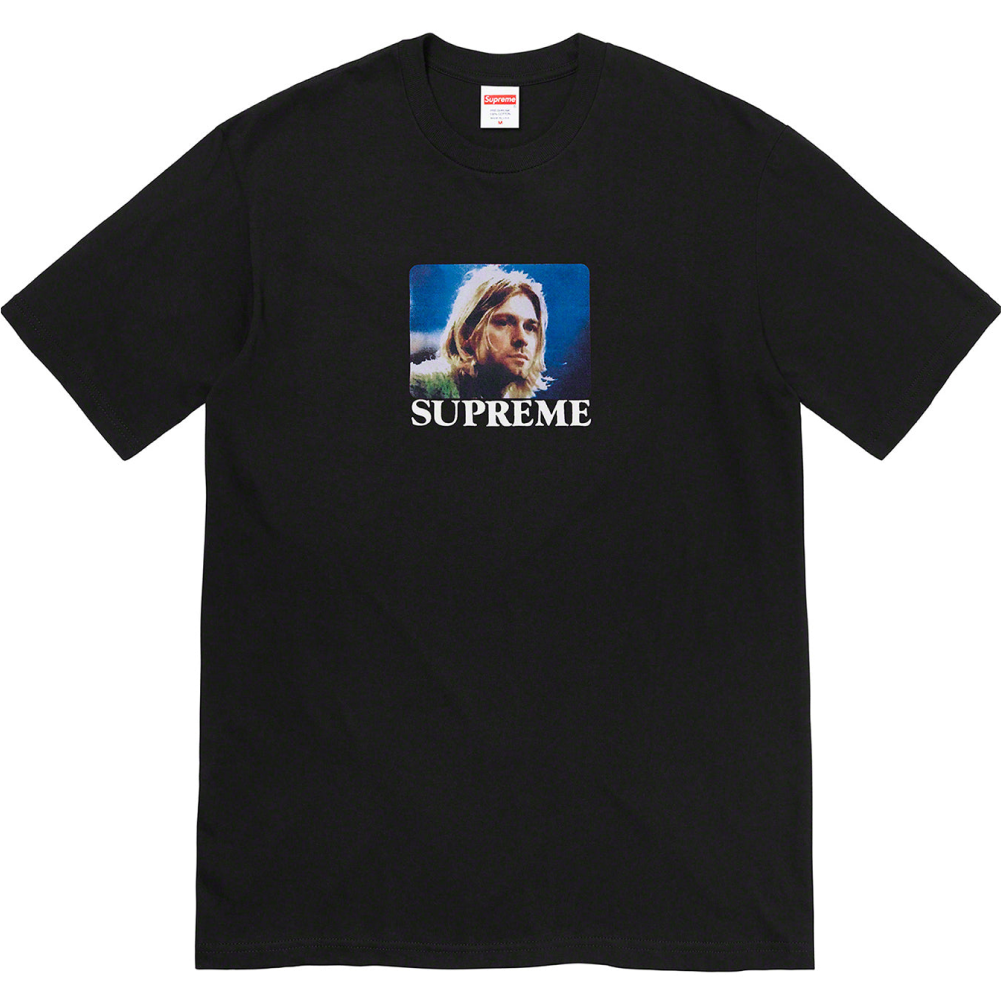 Футболка Supreme Kurt Cobain Tee Pale black — фото 1