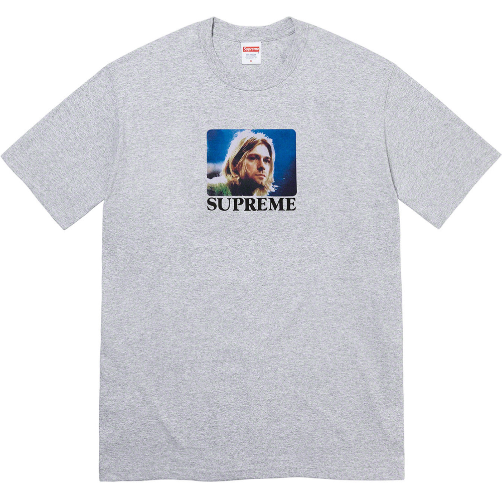Футболка Supreme Kurt Cobain Tee Pale grey — фото 1