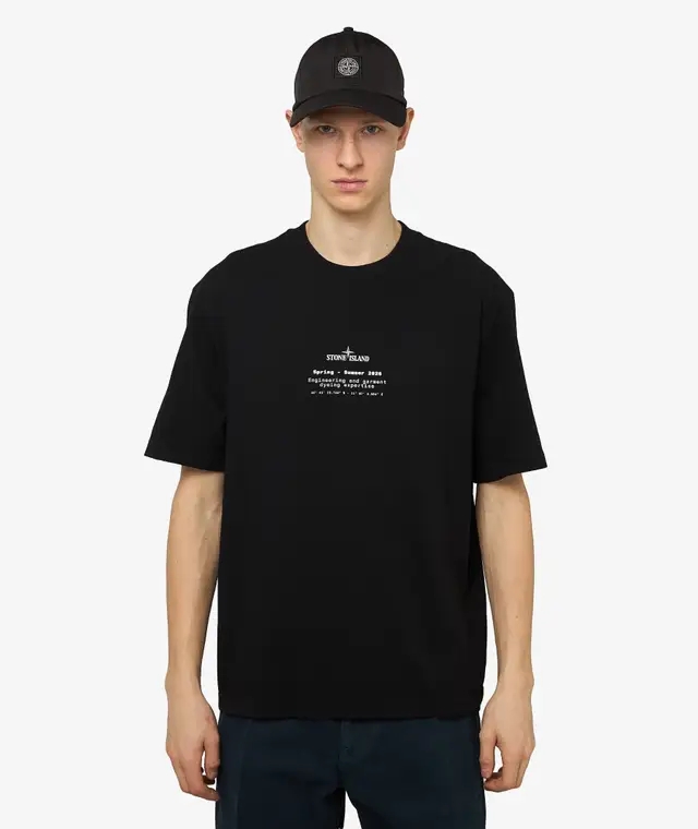 Футболка Stone Island V0029 big logo — фото 1