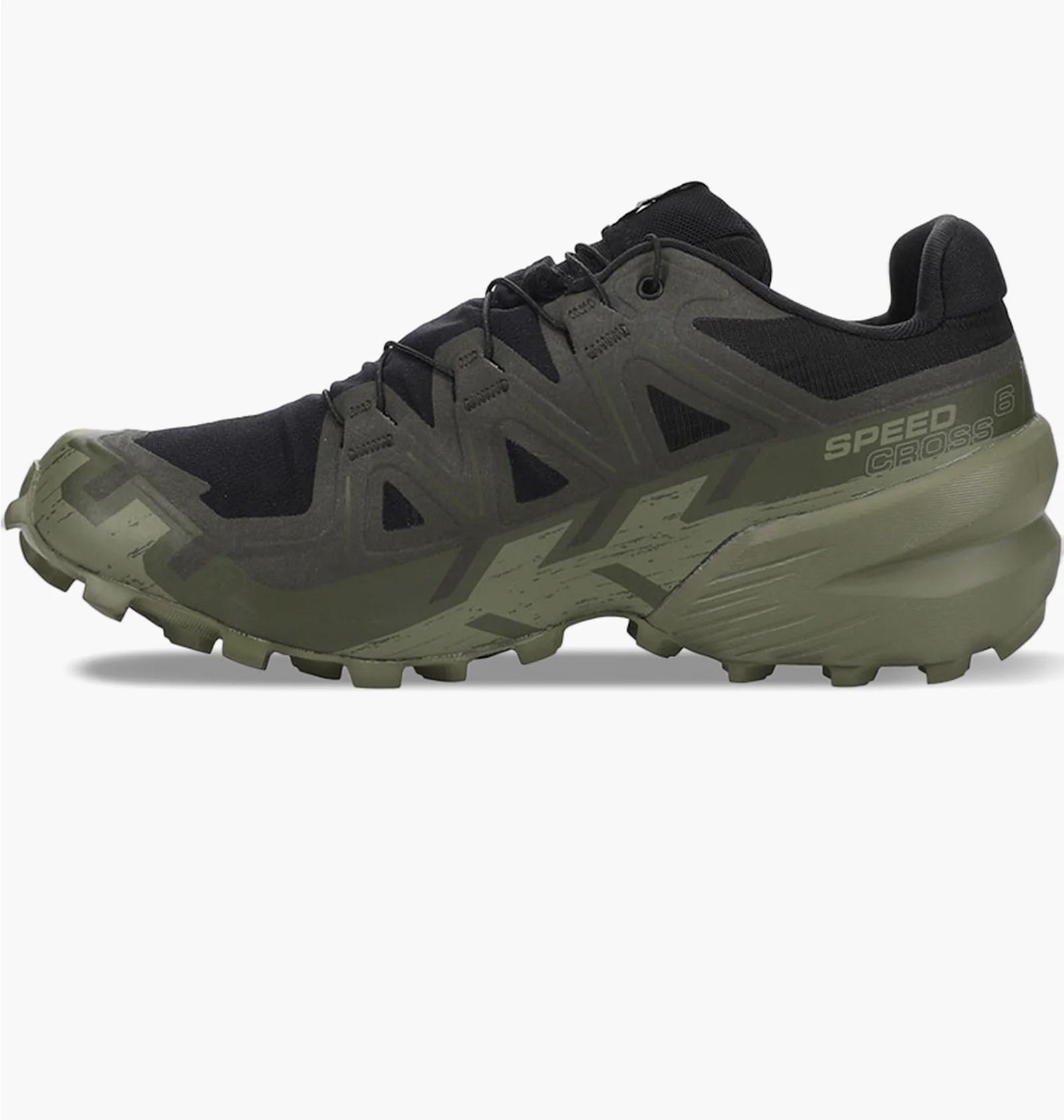Кросівки чоловічі Salomon Speedcross 6 Gtx Trail Running Shoes Black/Olive (L47584100) — фото 1