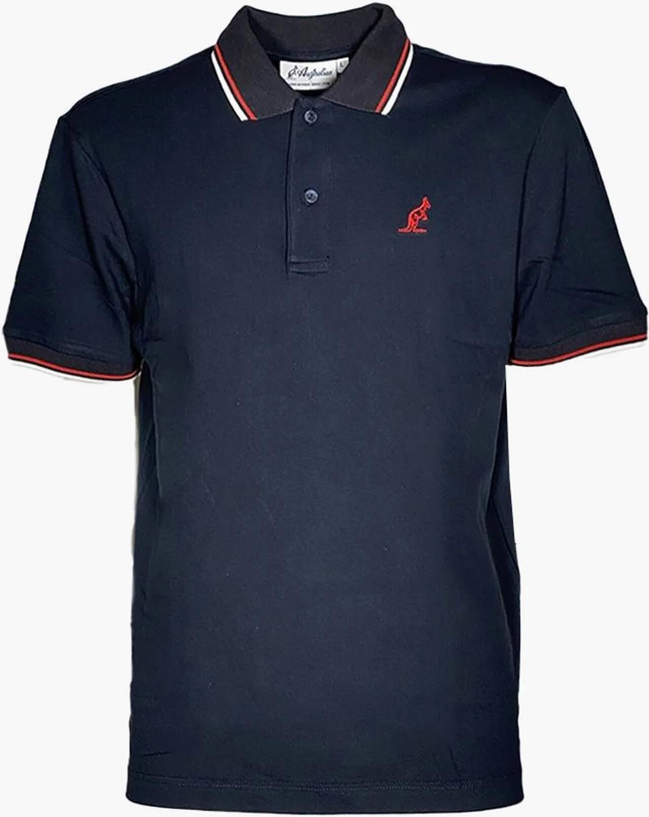 Футболка чоловіча Australian 2-Stripe Pique' Polo (LSUPO0005-200C) — фото 2
