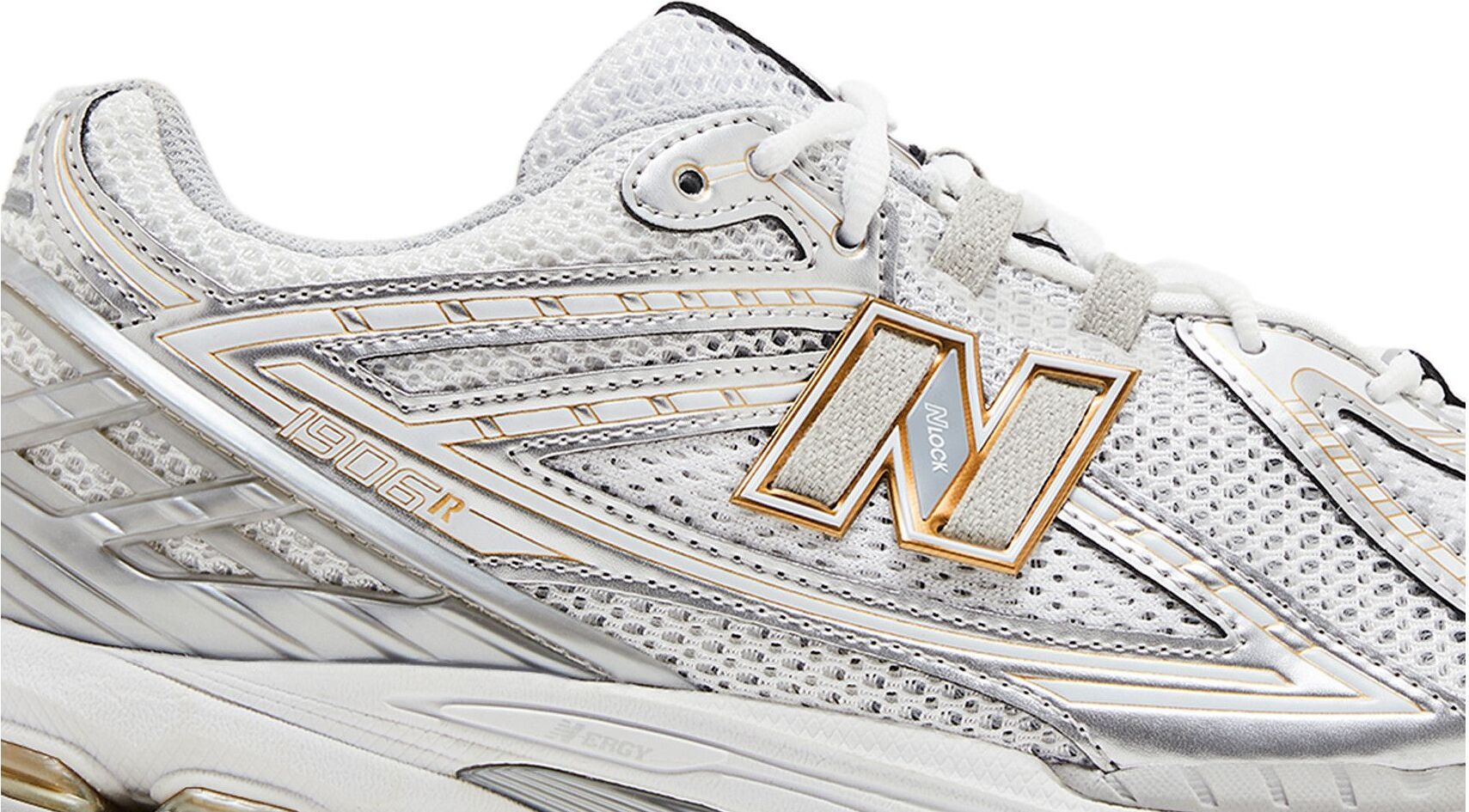 Кросівки чоловічі New Balance 1906R 'White Silver Metallic' — фото 3