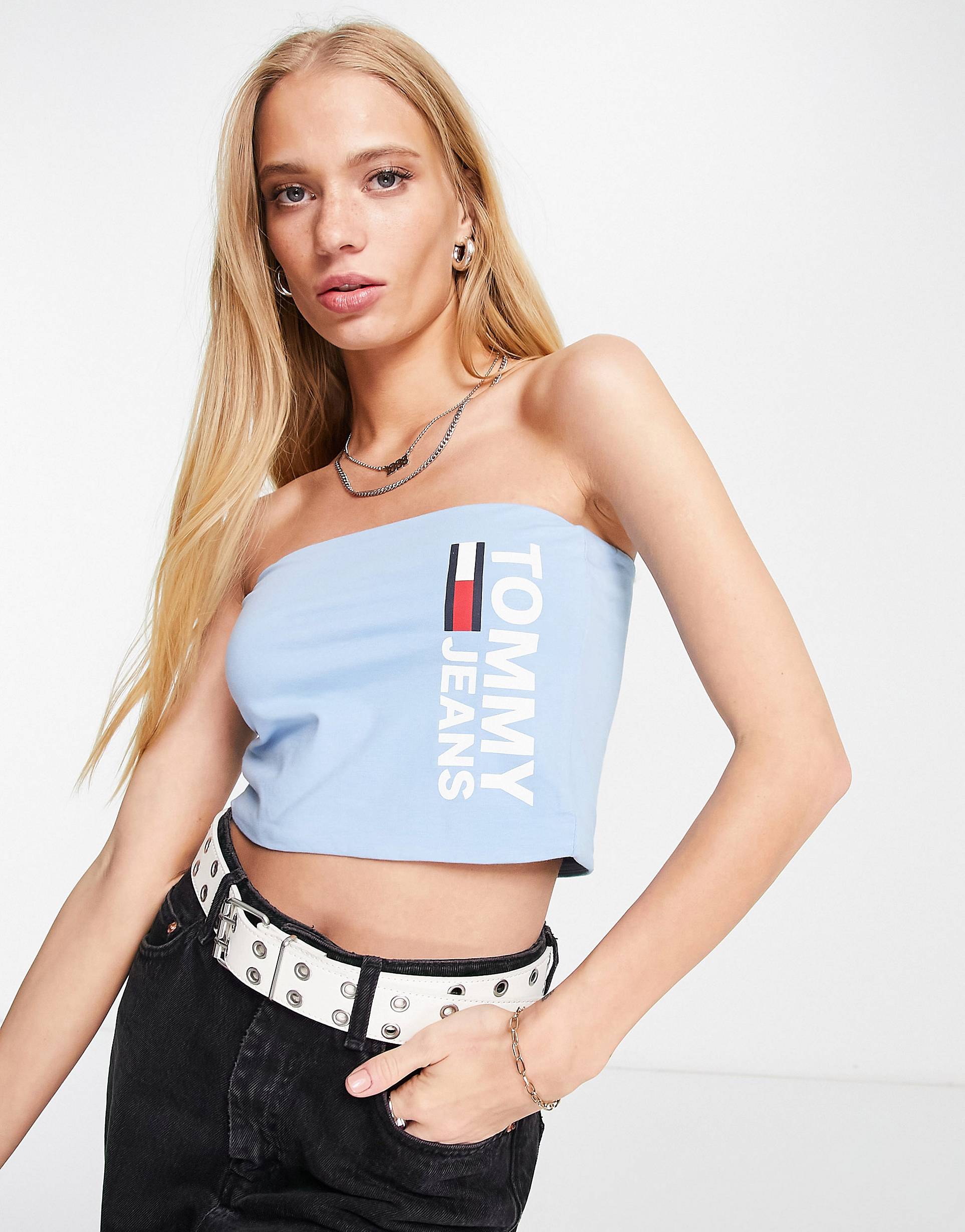 Жіночий топ Tommy Hilfiger топ-бандо Tommy Jeans 1159782345 — фото 1