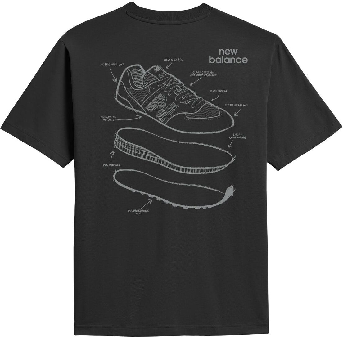 Футболка New Balance Shoe Schematics T-Shirt — фото 3