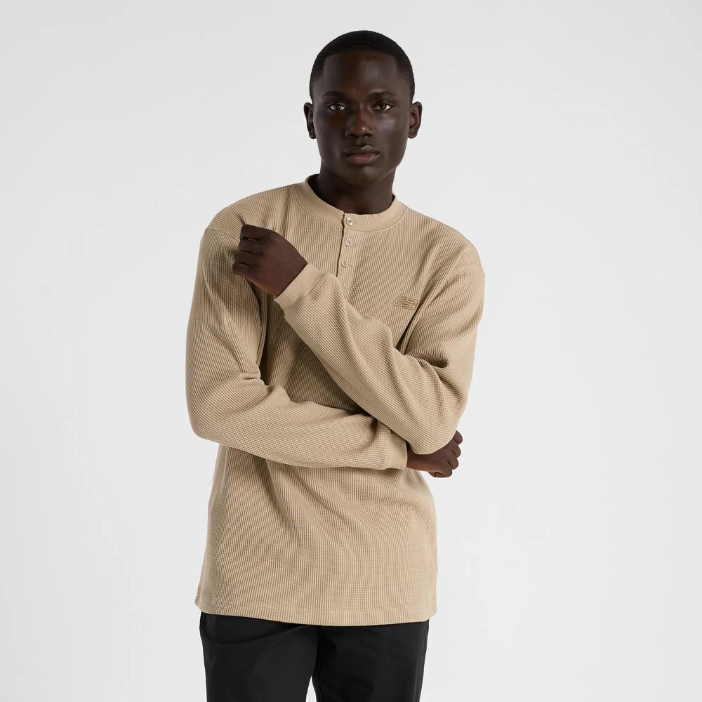 Кофта чоловіча New Balance Waffle Knit Long Sleeve (MT43514SOT) — фото 1