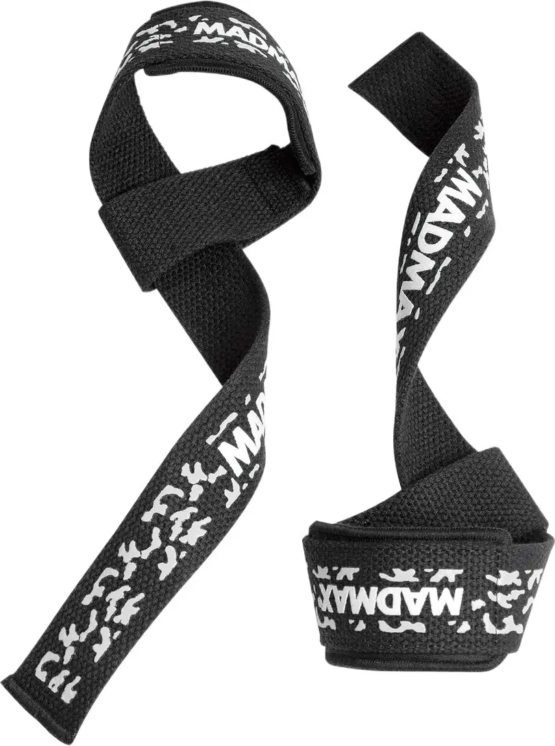 Лямки для тяги MadMax Camo Power Wrist Straps Camo/White — фото 2