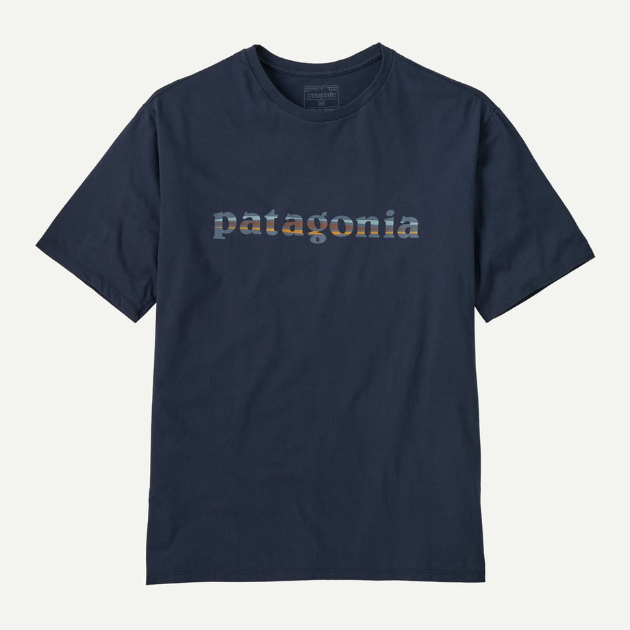 Футболка Patagonia Men's '73 Text Logo Organic T-Shirt — фото 1