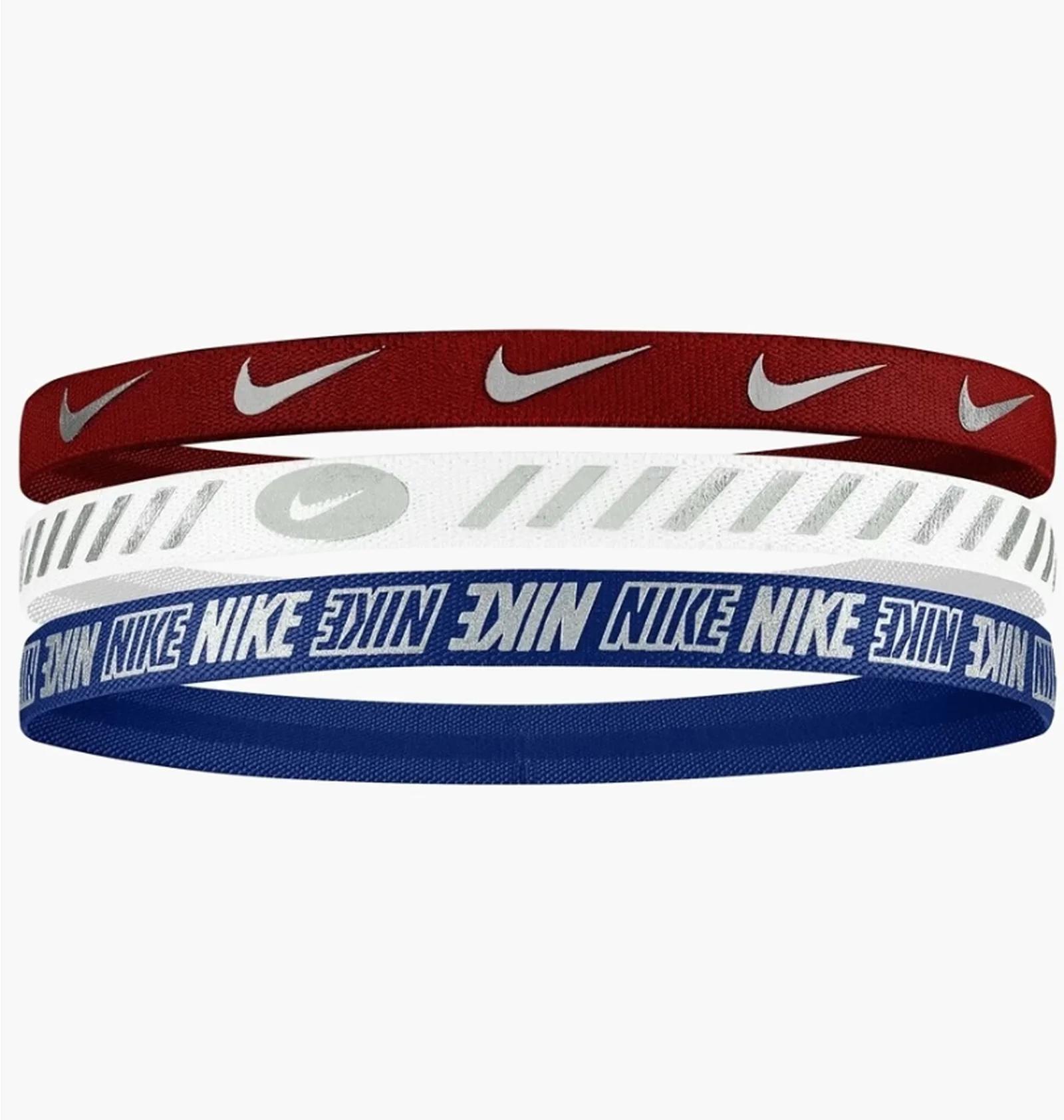 Nike Metallic Headbands 3 Pack - Гумки Для Волосся — фото 1