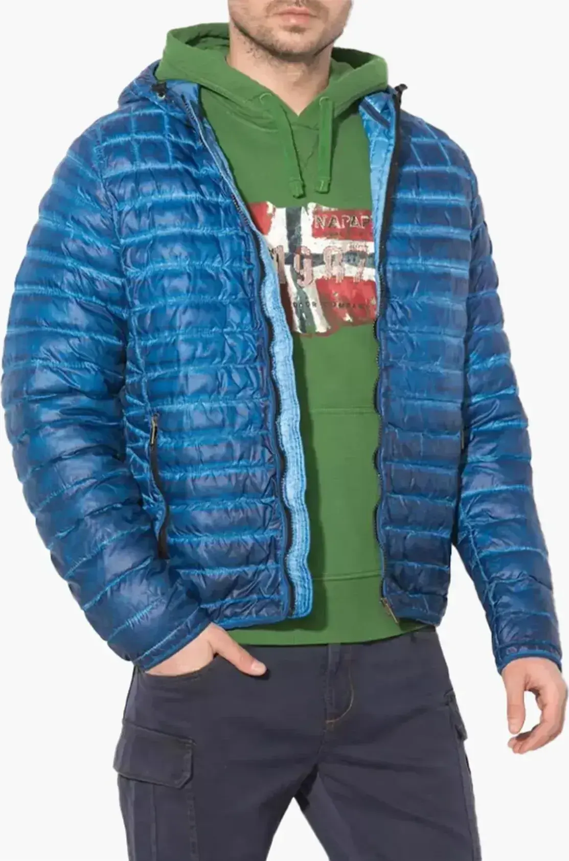 Куртка чоловіча Napapijri Micro Down Jacket Blue (N0YF2FB07) — фото 2