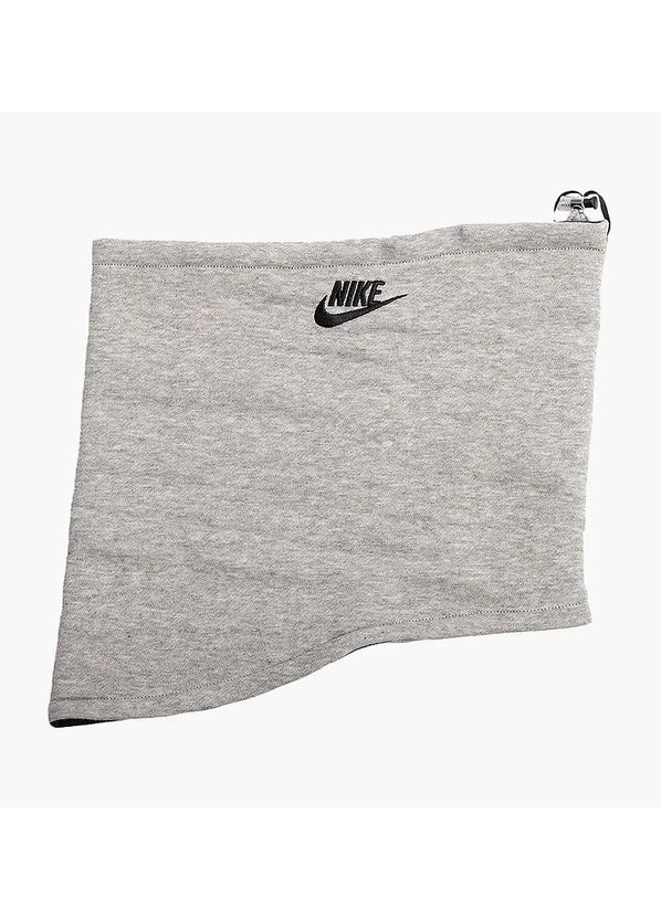 БАФ NIKE NECKWARMER REVERSIBLE CLUB FLEECE DK GREY HEATHER/BLACK/WHITE OSFM — фото 1
