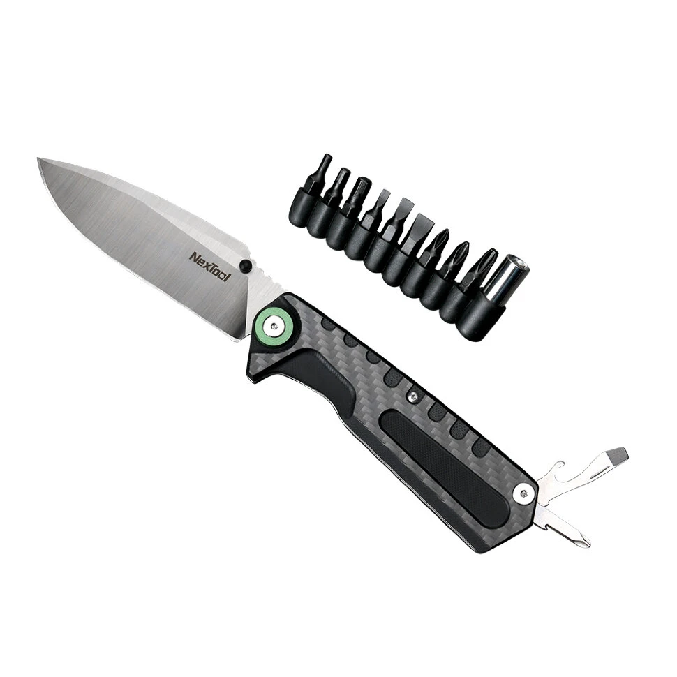 Багатофункціональний ніж Xiaomi NexTool 3 в 1 NE20021 Black (6945064210863) — фото 1