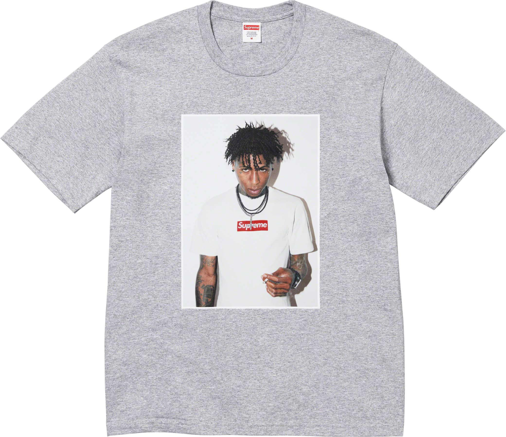 Футболка Supreme NBA Youngboy Tee grey — фото 1