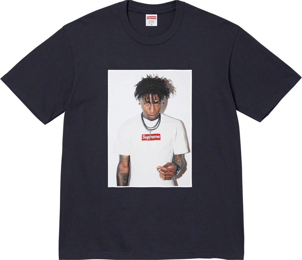 Футболка Supreme NBA Youngboy Tee navy — фото 1