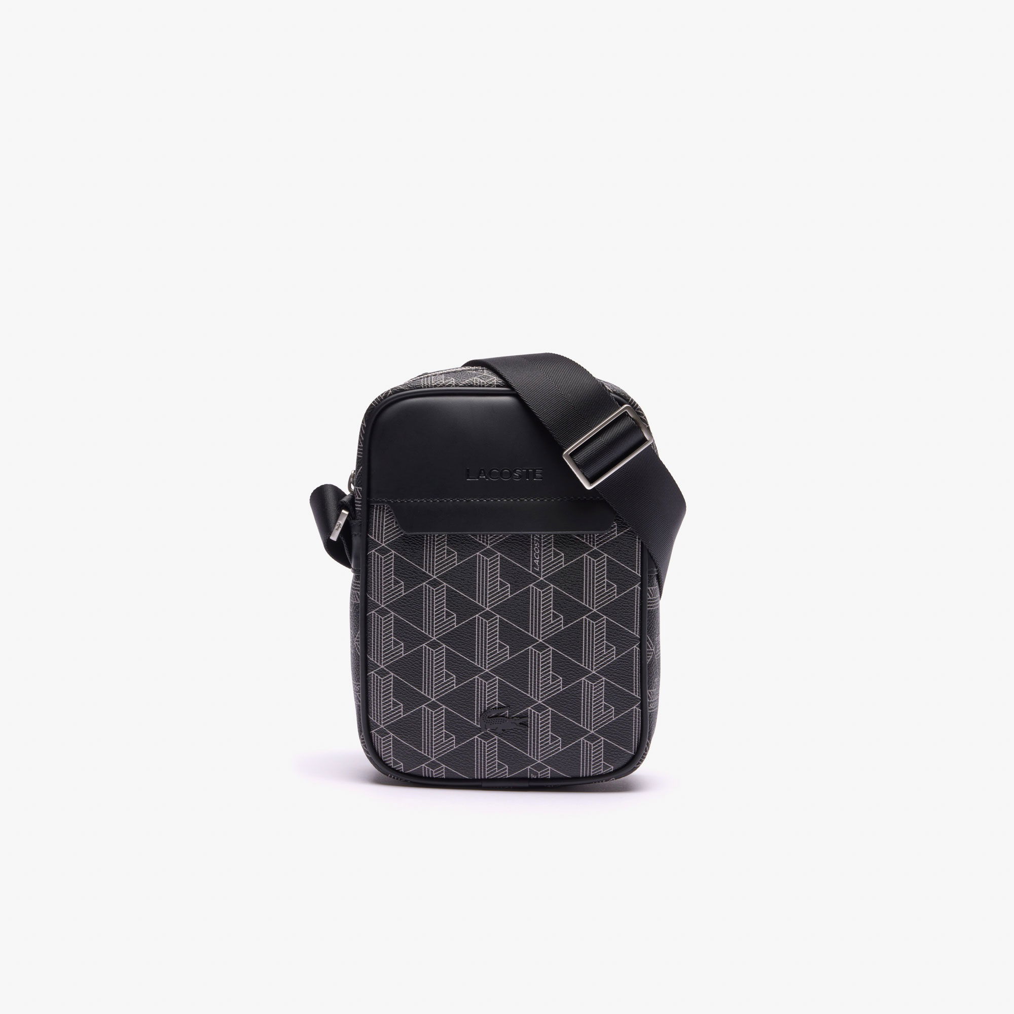 Сумка Lacoste Monogram Grey/Black — фото 1