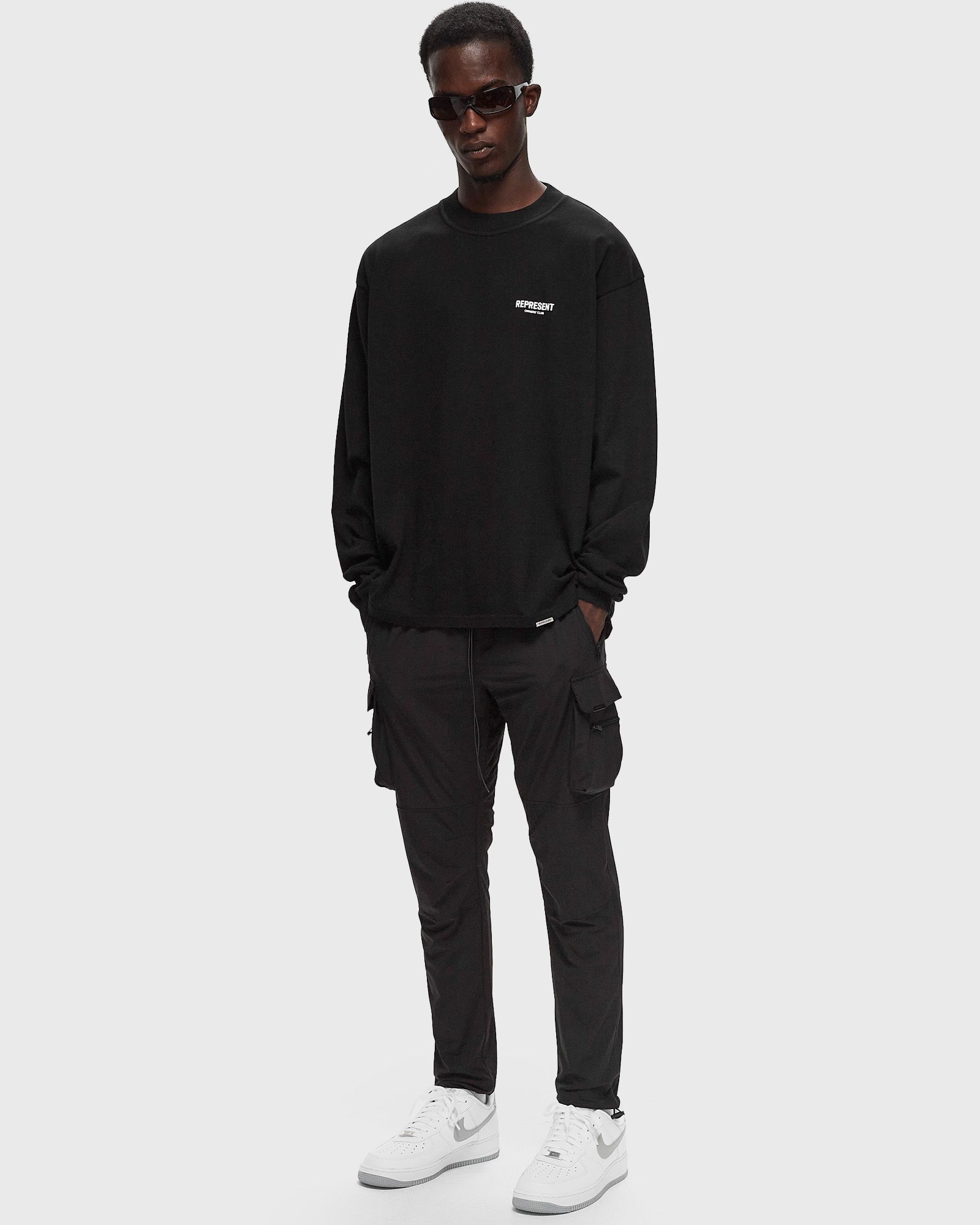 Світшоти Represent Owners Club Long Sleeve T-Shirt - Black Represent — фото 3