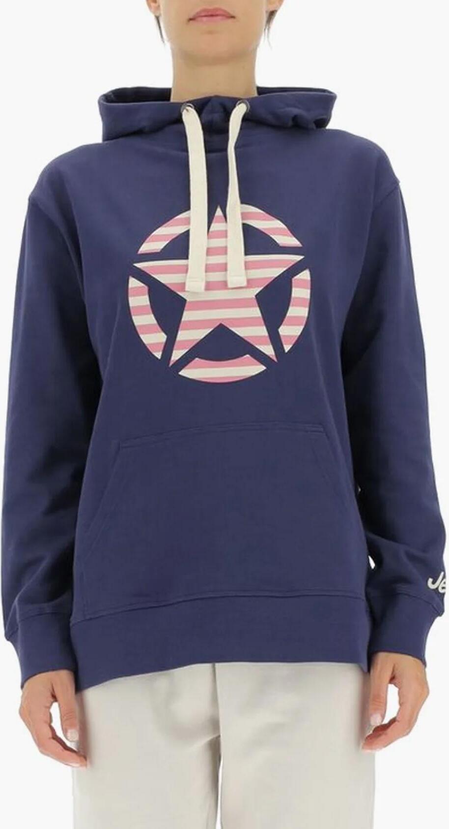 Кофта жіночі Jeep Hooded Oversize Sweatshirt Star (O102608-A184) — фото 2
