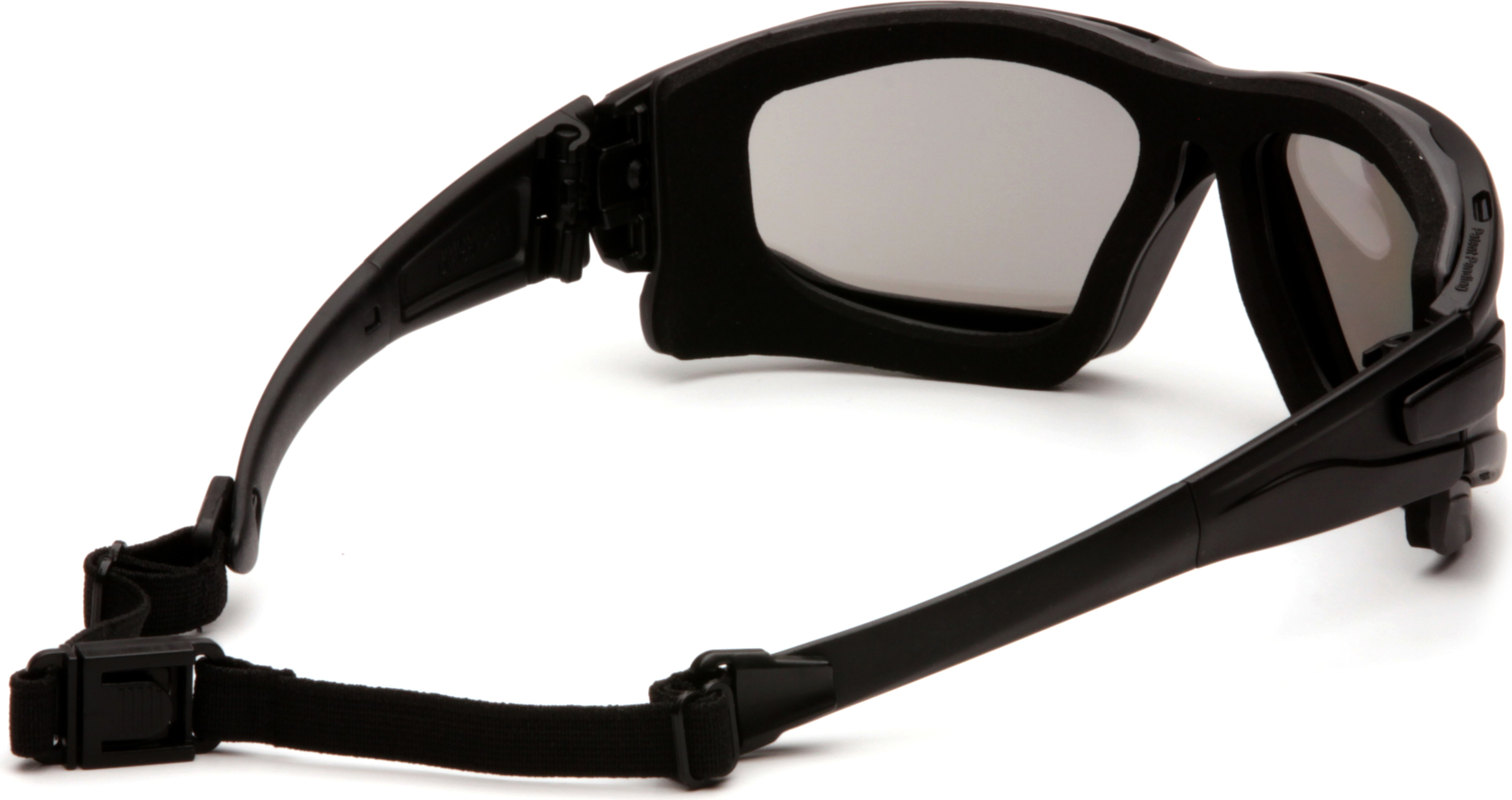 Очки защитные с уплотнителем Pyramex i-Force Slim (silver mirror) Anti-Fog, зеркальные серые — фото 6