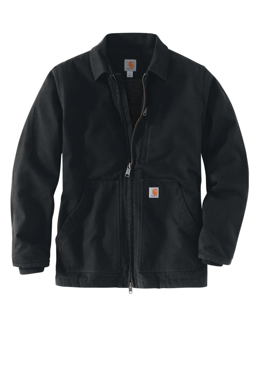 Куртка чоловіча Carhartt Loose Fit Washed Duck Sherpa-Lined Coat Jacket (OC4293) — фото 1
