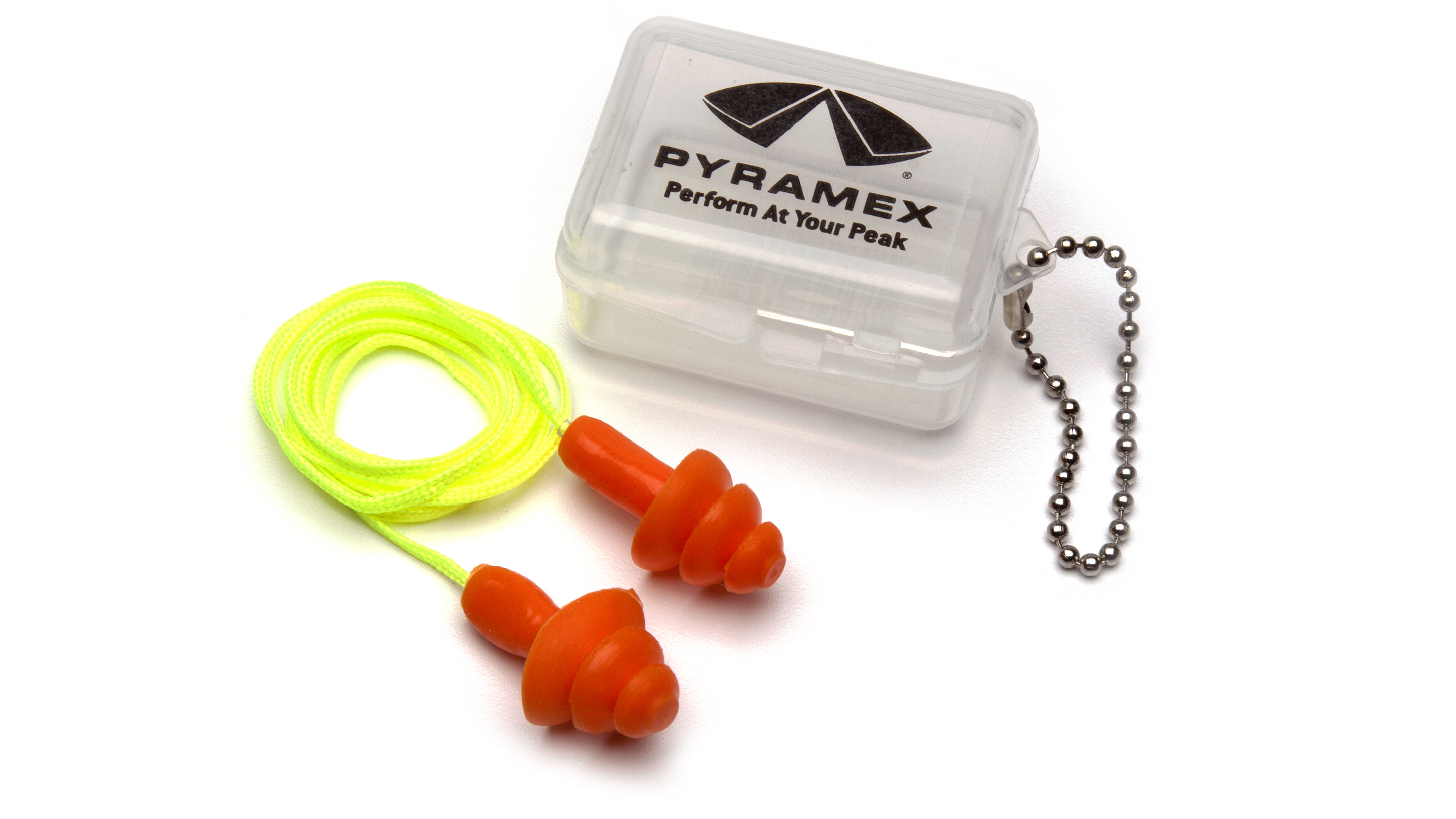 Беруши многоразовые со шнурком в кейсе Pyramex RP3001PC (защита слуха SNR 30 дБ) — фото 1