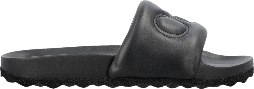 Шльопанці Off-White Bookish Leather Sponge Slider — фото 3