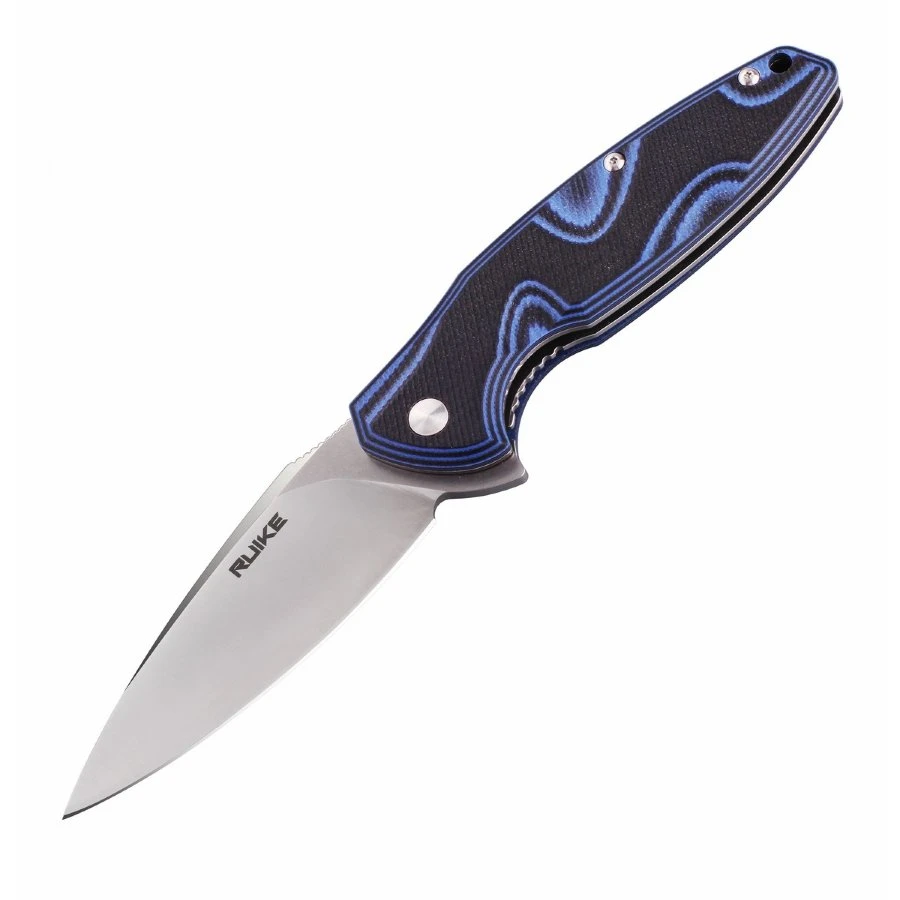 Ніж складаний туристичний Ruike Fang P105-Q, (9.2 см) 14C28N / G10 синій — фото 1
