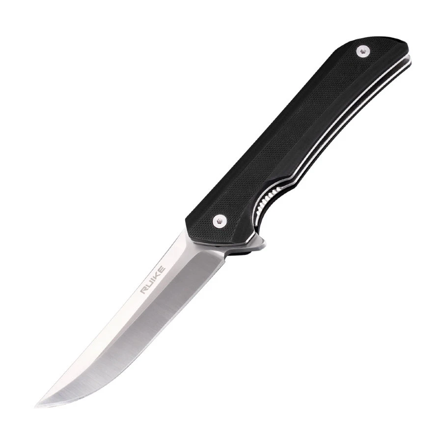 Ніж складаний туристичний Ruike Hussar P121-B, (9.2 см) 14C28N / G10 чорний — фото 1