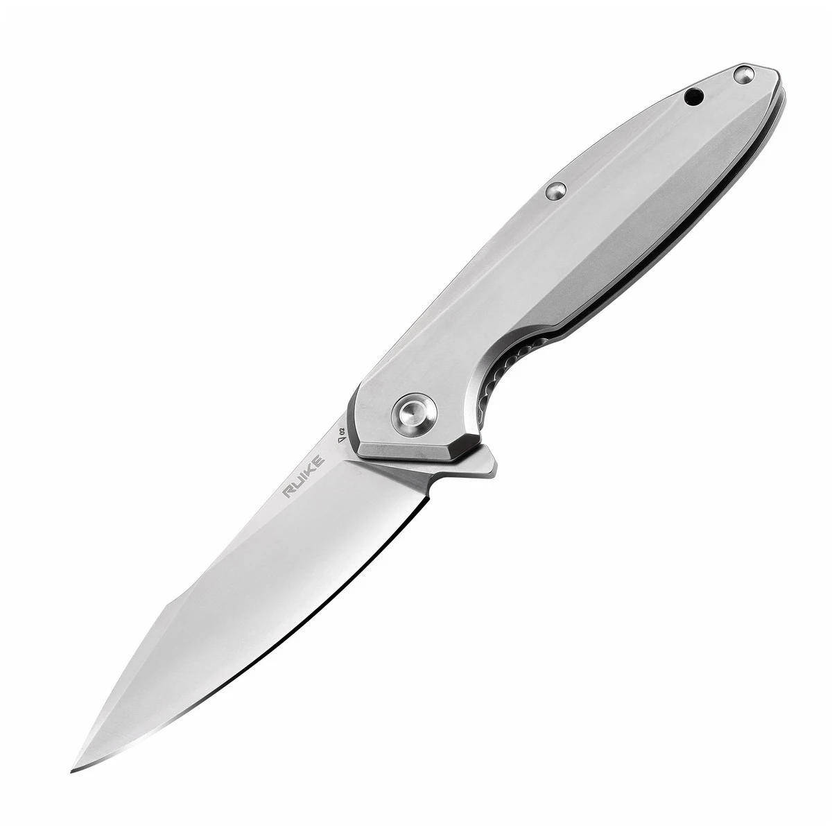 Ніж складаний туристичний Ruike P128-SF, (9.3 см) 14C28N / 3cr14n сірий — фото 1