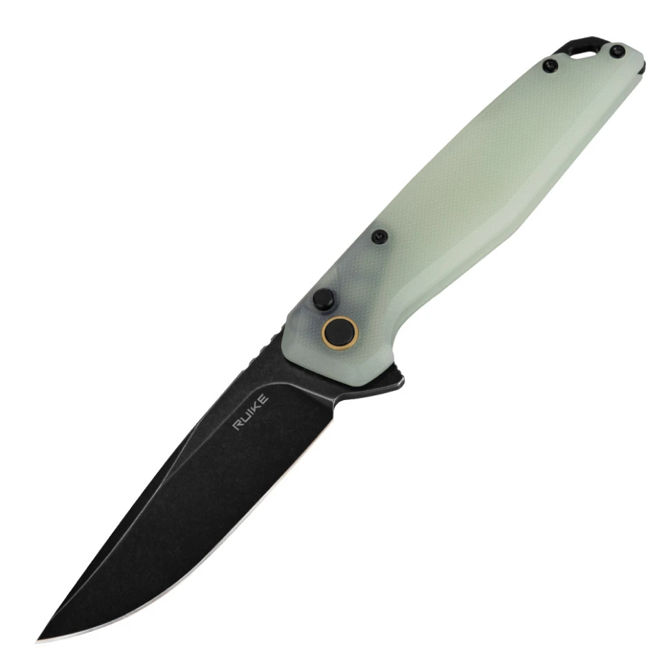 Ніж складаний туристичний Ruike P873-C, (8.8 см) 14C28N / G10 білий — фото 1