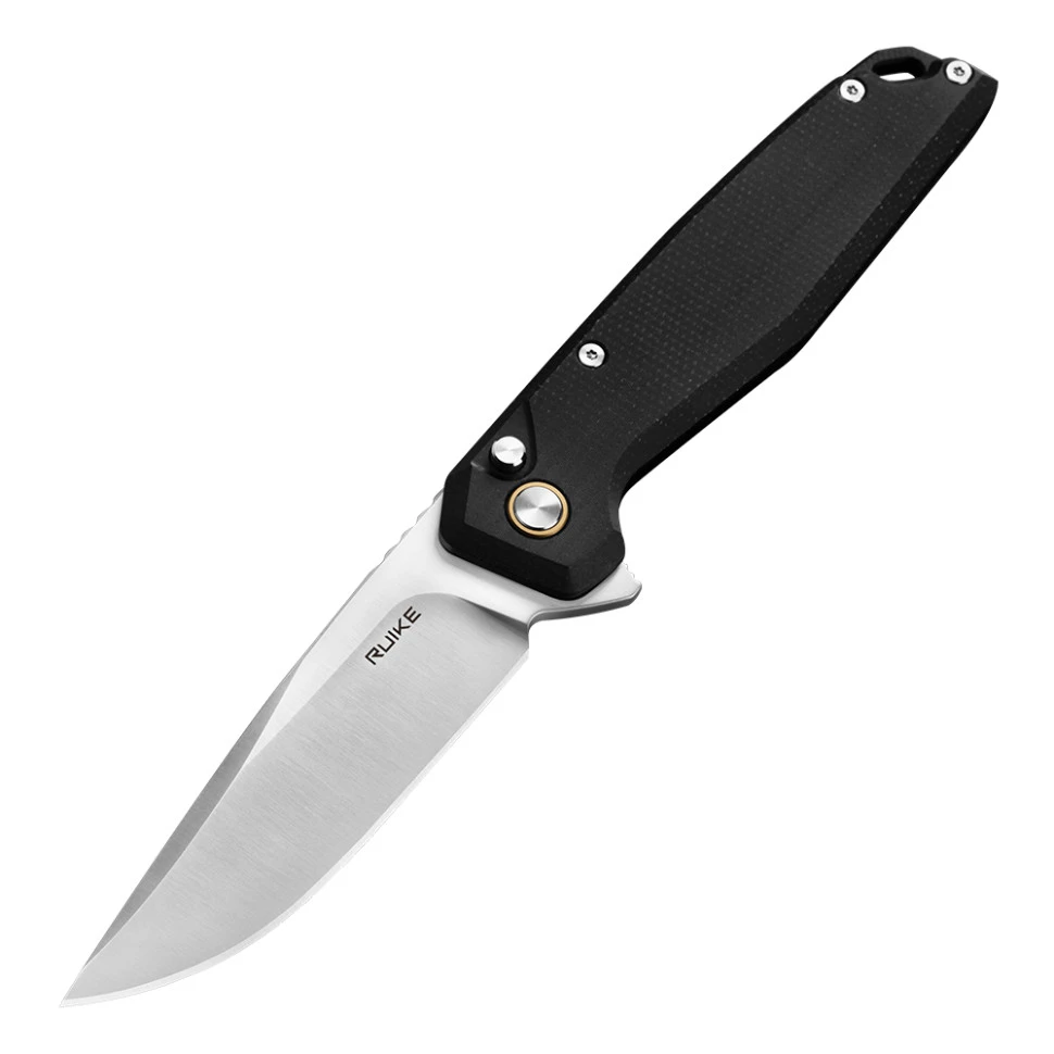 Ніж складаний туристичний Ruike P873-MB, (8.8 см)14C28N / G10 чорний — фото 1