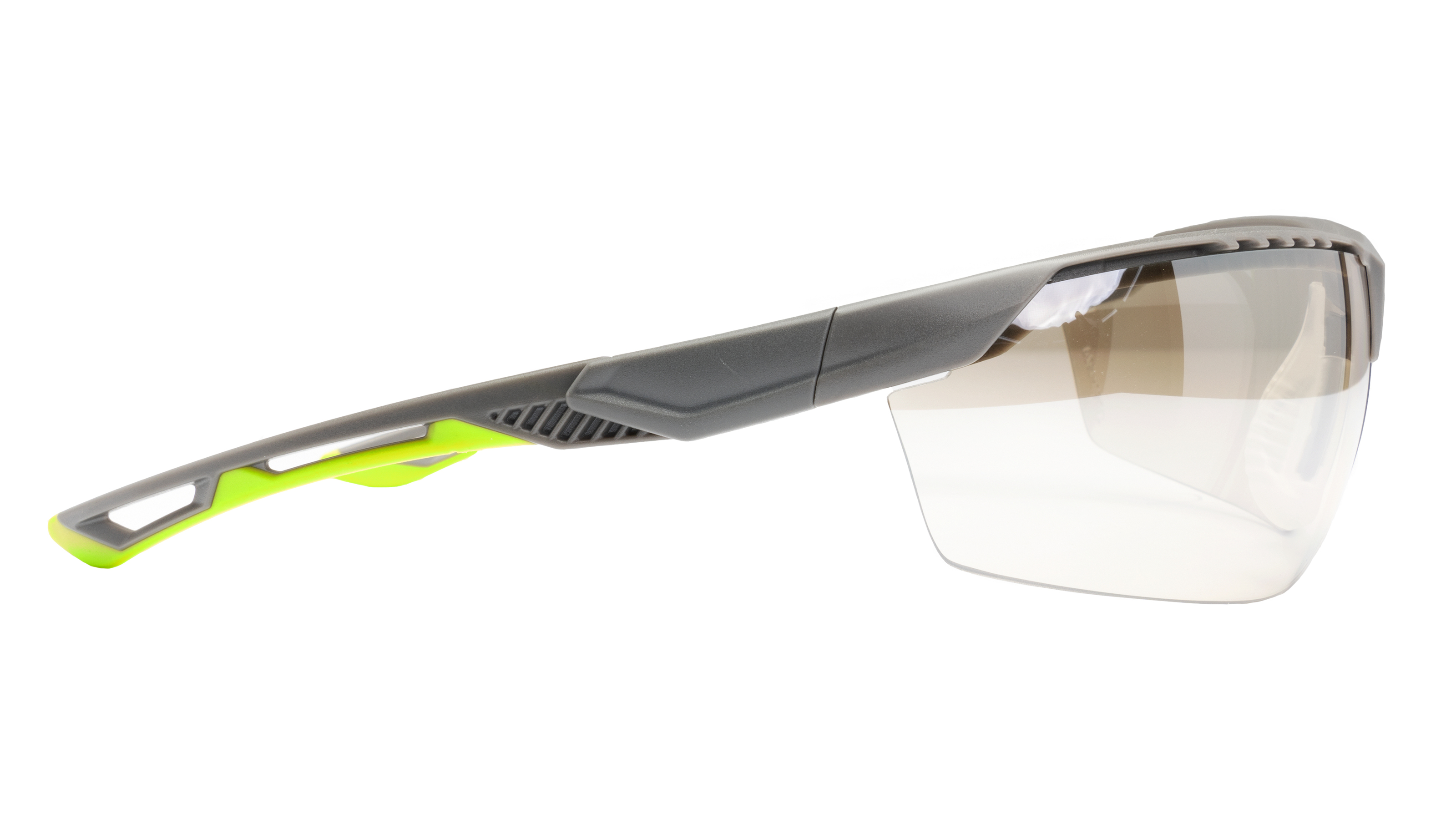Защитные очки Pyramex Truflex Grey-Lime (indoor/outdoor mirror) Anti-Fog, зеркальные слегка притемнённые в серо-лаймовой оправе — фото 5