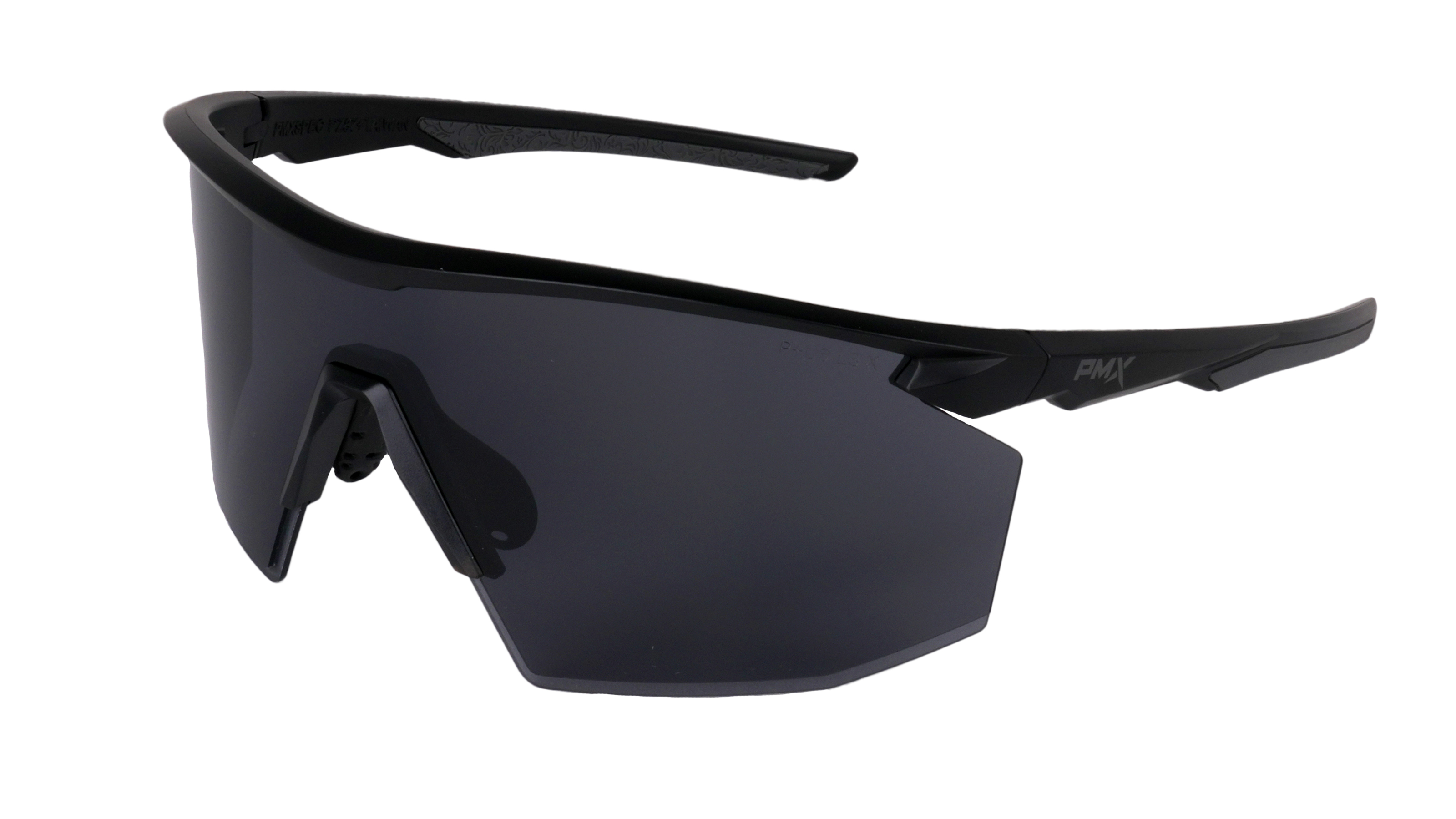 Очки защитные Pyramex PMXSPEC (gray) Super Anti-Fog H2MAX, серые в чёрно-серой оправе — фото 1
