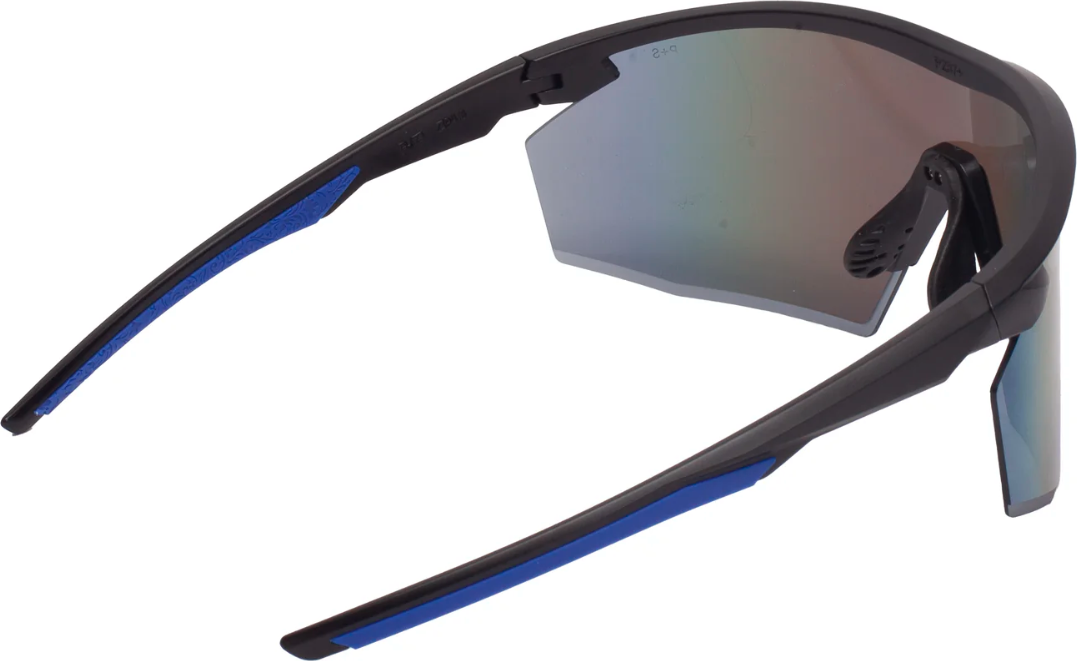 Очки защитные Pyramex PMXSPEC (blue mirror) Anti-Fog, синие зеркальные линзы в чёрно-синей оправе — фото 8