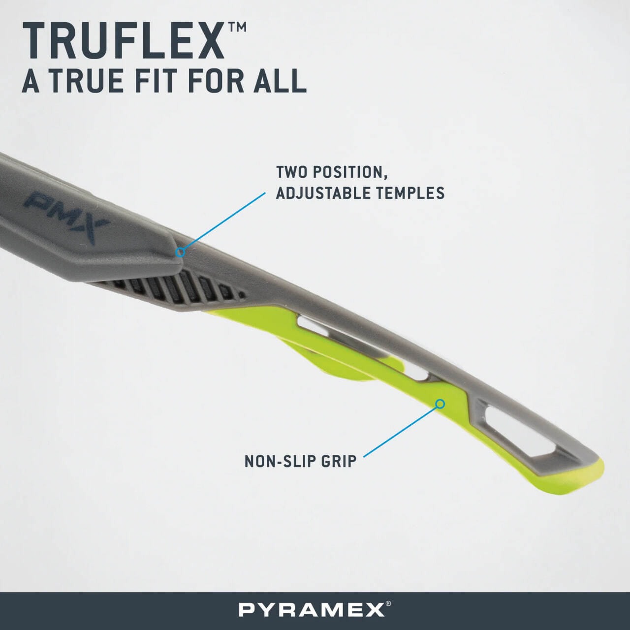 Защитные очки Pyramex Truflex (gray) Anti-Fog, серые в чёрно-серой оправе — фото 13