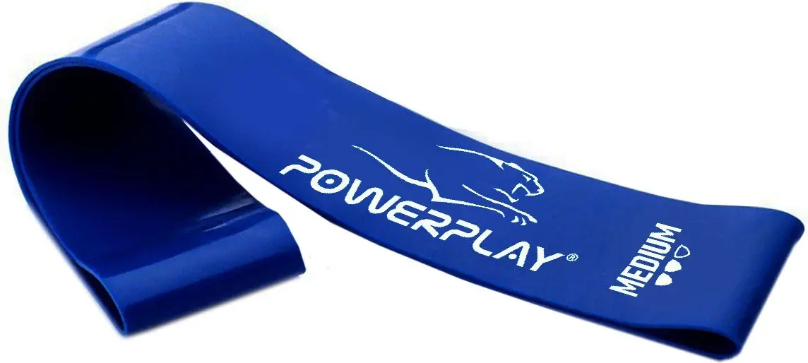 Резинка для фітнесу PowerPlay 4114 Mini Power Band 1мм. Medium Сіня (7.5 кг) — фото 2