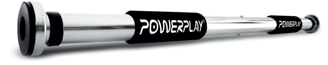 Турнік розсувний PowerPlay 4128 Pull Up Bar (60-90см.) Steel/Black — фото 1