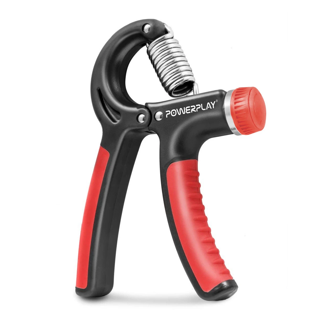 Еспандер кистьовий PowerPlay PP-4323 з регульованим навантаженням 10-40 кг. Strength Grip Чорно-червоний — фото 1