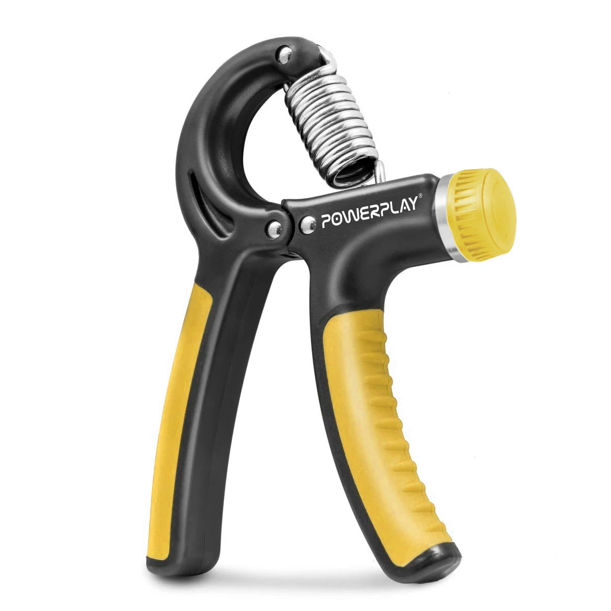 Еспандер кистьовий PowerPlay PP-4323 з регульованим навантаженням 10-40 кг. Strength Grip Чорно-жовтий — фото 1