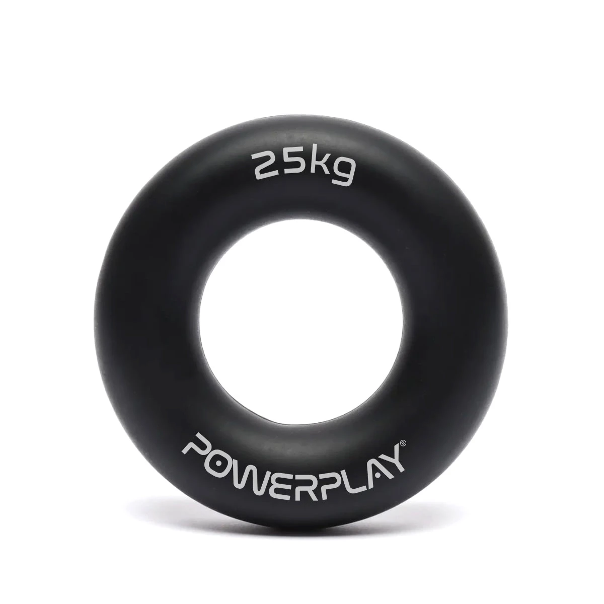 Еспандер кистьовий силіконовий PowerPlay PP-4324 Hand Grip Ring Hard 25 кг. Чорний — фото 1