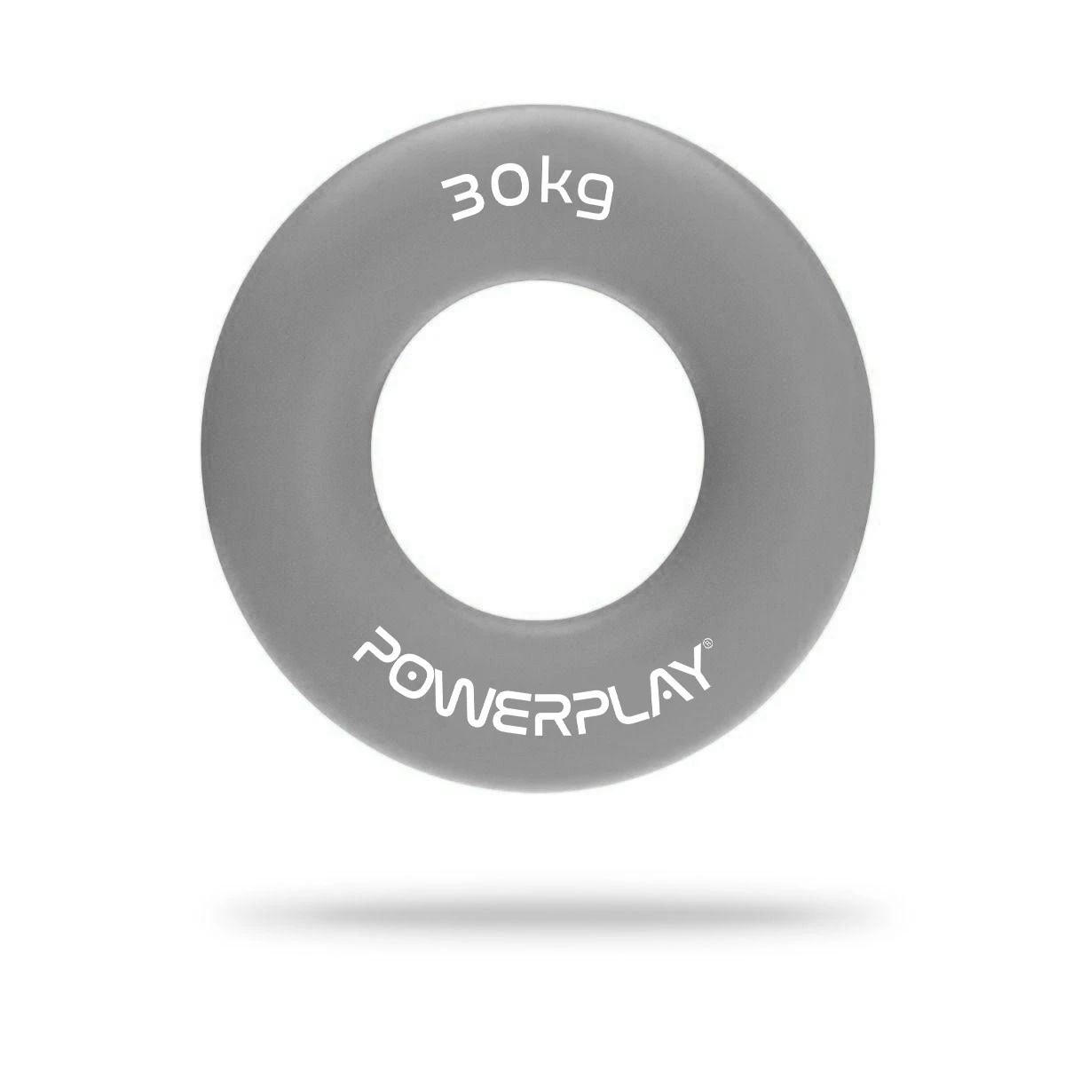 Еспандер кистьовий силіконовий PowerPlay PP-4324 Hand Grip Ring X-Hard 30 кг. Сірий — фото 1