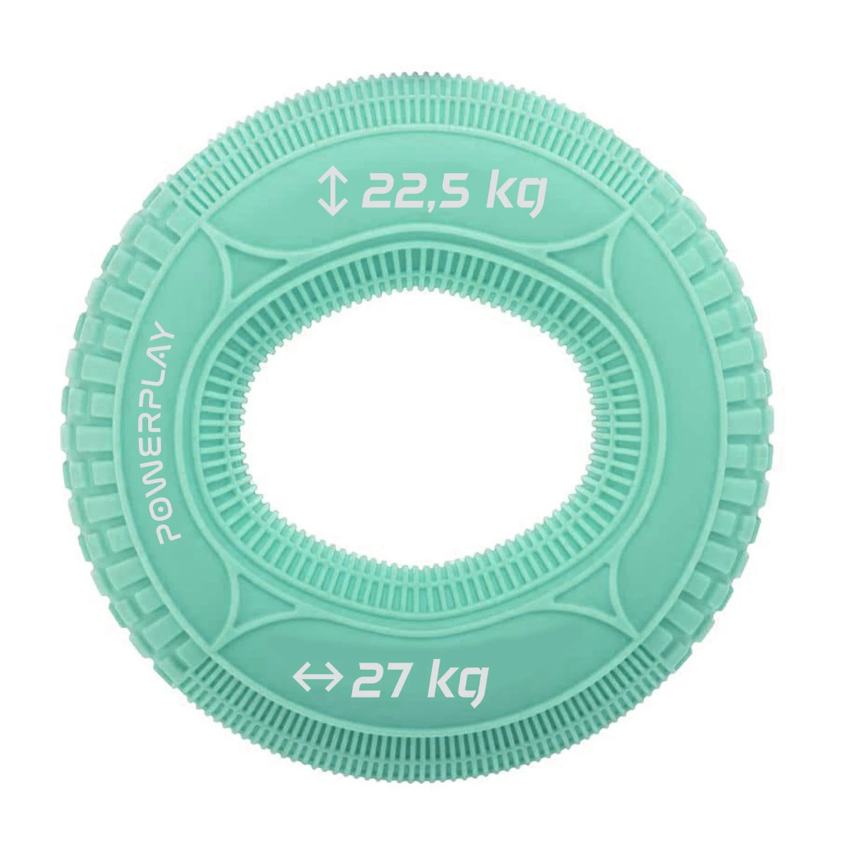 Еспандер кистьовий силіконовий PowerPlay PP-4330 Hand Grip Loops Medium 22.5-27 кг. М'ятний — фото 1