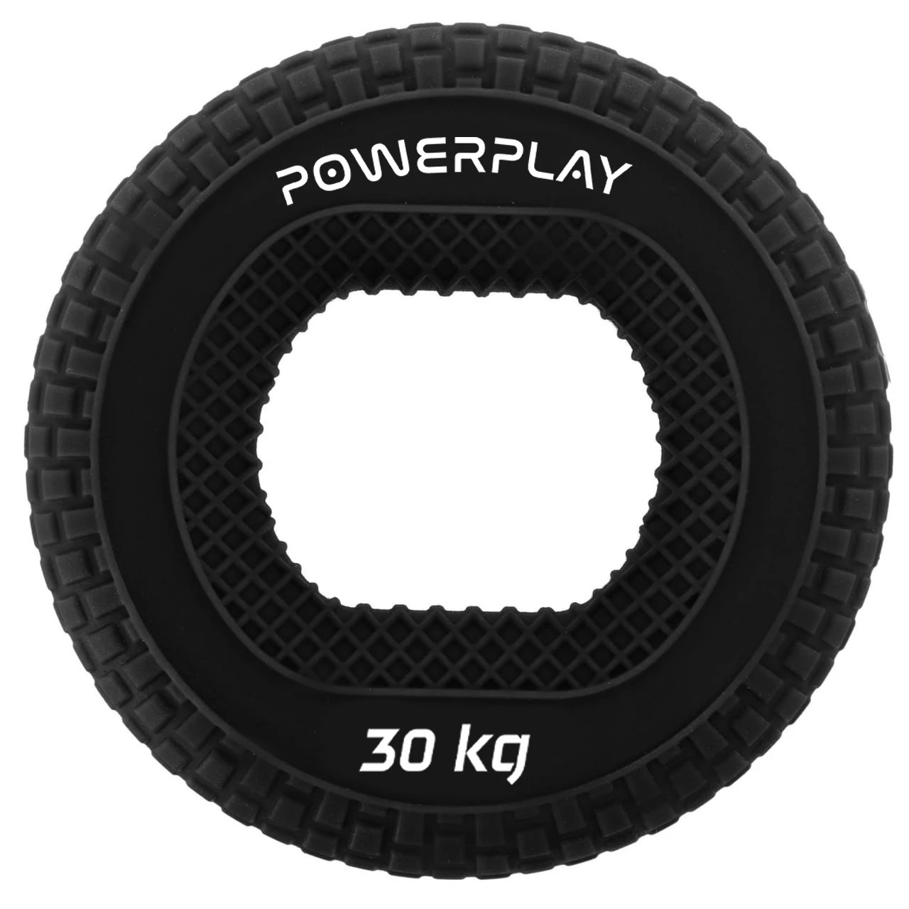 Еспандер кистьовий силіконовий PowerPlay PP-4333 Hand Grip Hard 30 кг. Чорний — фото 1