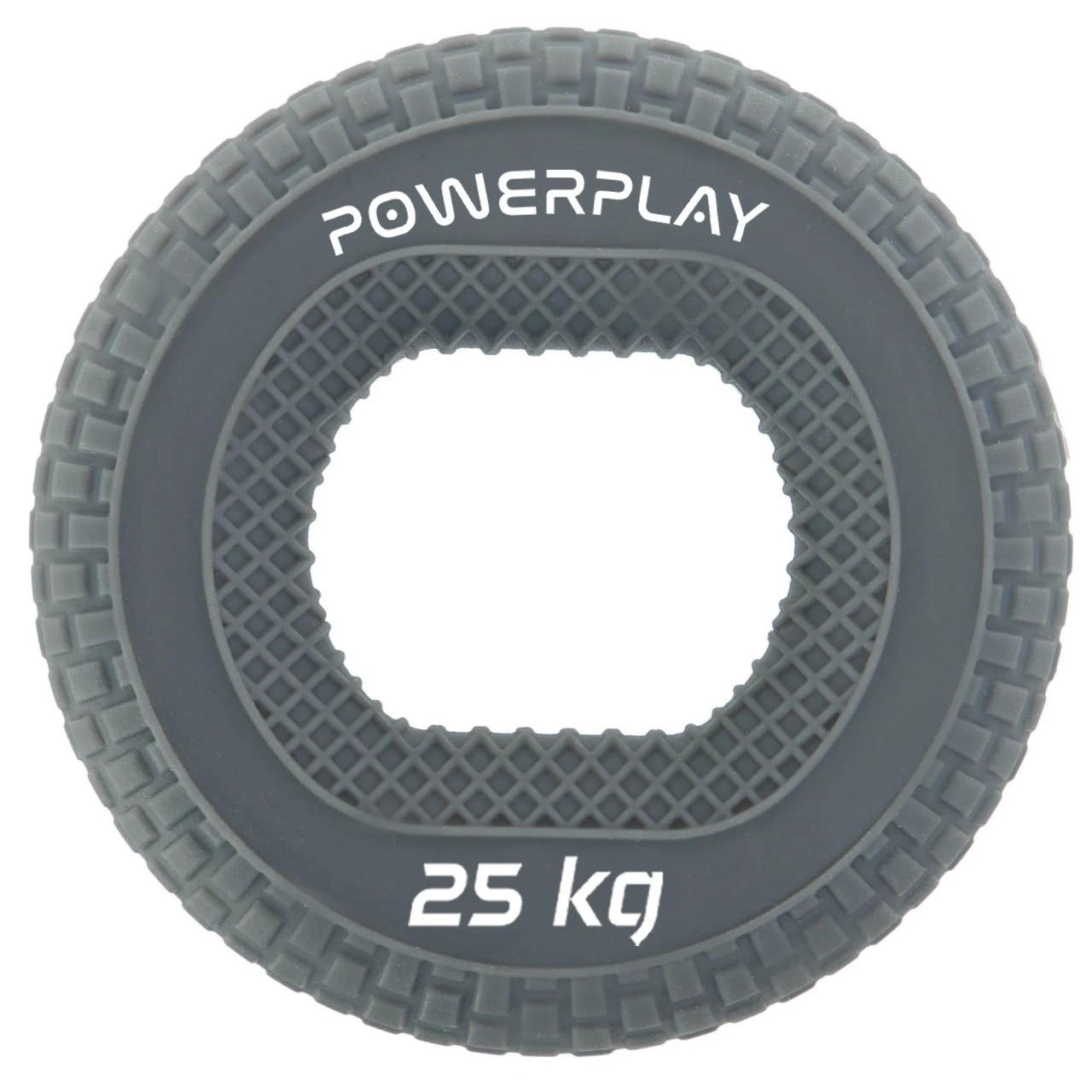 Еспандер кистьовий силіконовий PowerPlay PP-4333 Hand Grip Large 25 кг. Сірий — фото 1