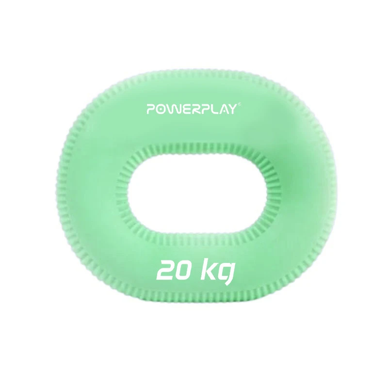 Еспандер кистьовий силіконовий PowerPlay PP-4336 Hand Grip Medium 20 кг. Зелений — фото 1