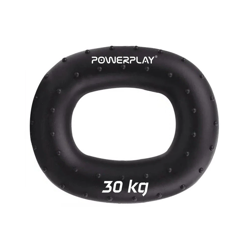 Еспандер кистьовий силіконовий PowerPlay PP-4337 Hand Grip Hard 30 кг. Чорний — фото 1