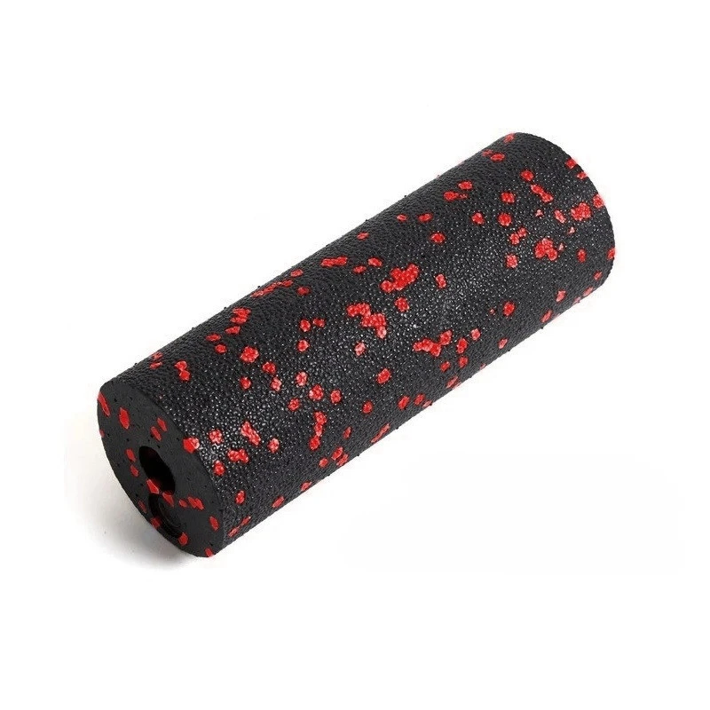Масажний ролик (роллер) гладкий PowerPlay PP-4346 Mini EPP Foam Roller Чорно/Червоний (15x5,3см.) — фото 1