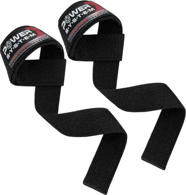 Лямки для тяги Power System PS-3400 Power Straps Black/Red — фото 2