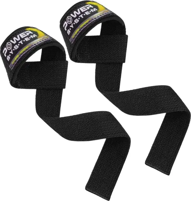 Лямки для тяги Power System PS-3400 Power Straps Black/Yellow — фото 2