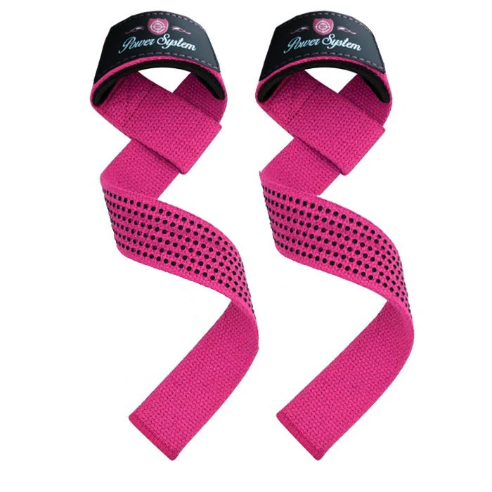 Лямки для тяги Power System PS-3420 G-Power Straps Pink — фото 1