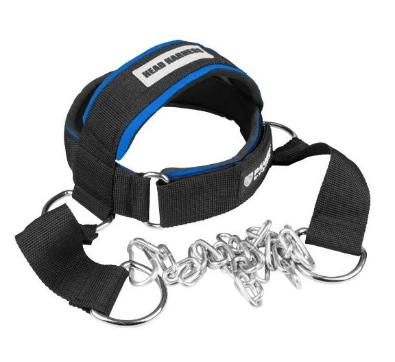 Тяга для шиї Power System PS-4039 Head Harness Black/Blue — фото 1
