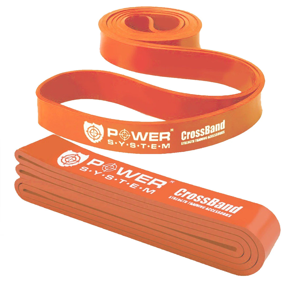 Еспандер-петля (гумка для фітнесу і кроссфіту) Power System PS-4052 CrossFit Level 2 Orange (опір 10-35 кг) — фото 1